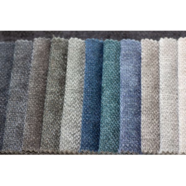 Dyed Furniture Upholstery Soft Chenille Sofa Fabric 370gsm