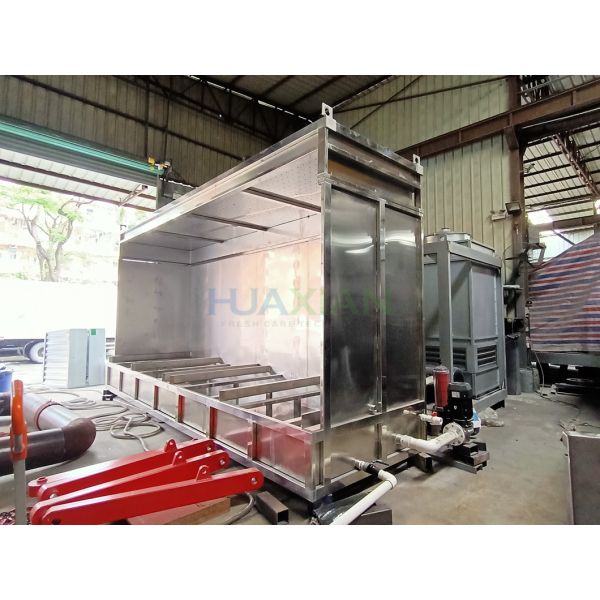 3.6 Ton Chilled Water Precooling Hydro Cooler For Zucchini, Green Beans And Cucumbers