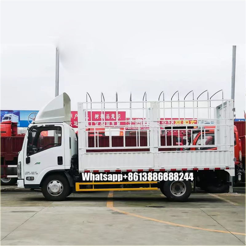 I SUZU 4*2 Single Row High Column Truck Storage Truck Animal Transporter