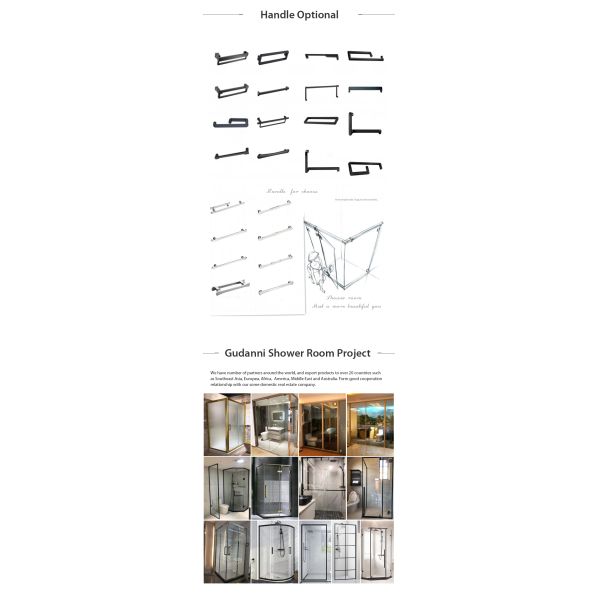 Luxury Shower Tempered Glass Shower Room Glass Door Shower Enclosure Sliding Ducha Cabina