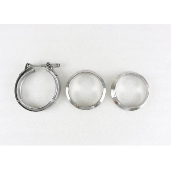 1.5"~ 6.0" Stainless Steel 304 Tube Clamp V Band Clamp with two flanges