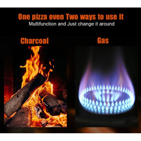 Customized Logo Acceptable Stainless Steel Pizza Oven Grill for Home Outdoor Cooking