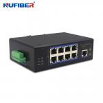 10/100M 9 Port Ethernet Switch Fast 24V Din Rail Mount For Network