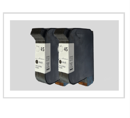 Universal HP45 Ink Cartridge for Inkjet Plotter Standard Size Big Capacity Ink Box