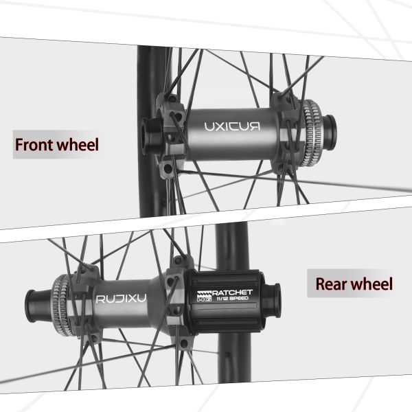 700C Carbon Fiber Road Bike Wheels 36T Ratchet With Disc Brake Sleek And Modern Design
