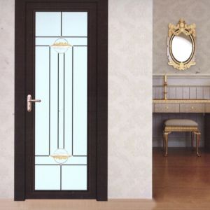 China Double Glazed Low E Aluminum Casement Door Lightning Protection on sale