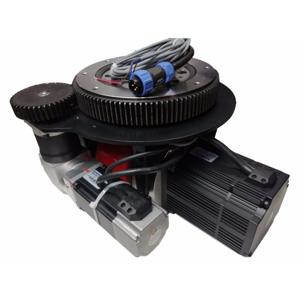 260mm Height Heavy Duty Robot Wheels Motor Drive Built In Planetary Reducer