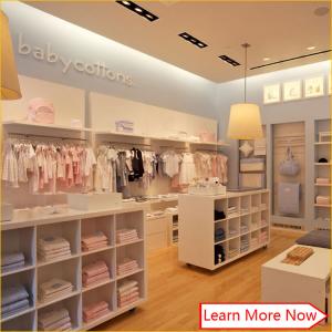 Quality New China hot sale fashion baby clothing stores,shop display fitting clothing stores wholesale
