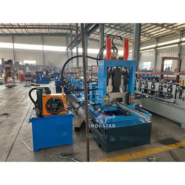 80-300mm automatic size changeable C purlin making machine CZ size interchangeable forming machine