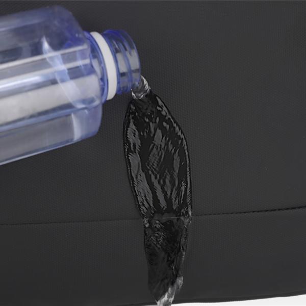 College Business Black Anti-Theft Waterproof Lightweight Laptop Backpack with Customizable Logo and USB Solar Panel