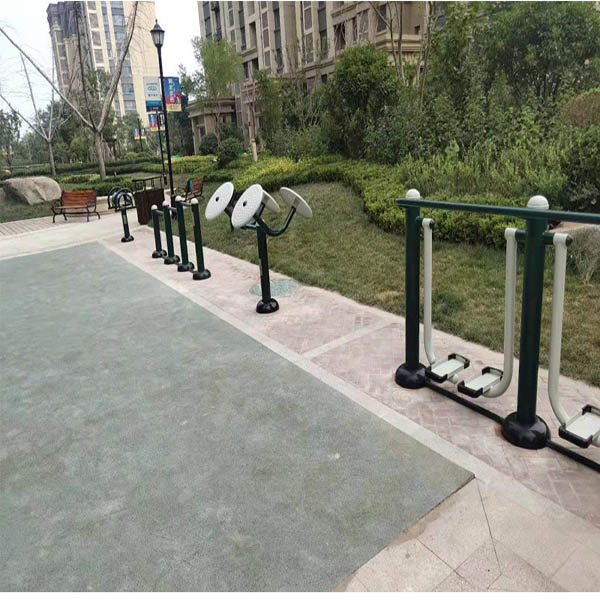 960mm Outdoor Leg Press Machine , Staticproof Outdoor Park Workout Equipment