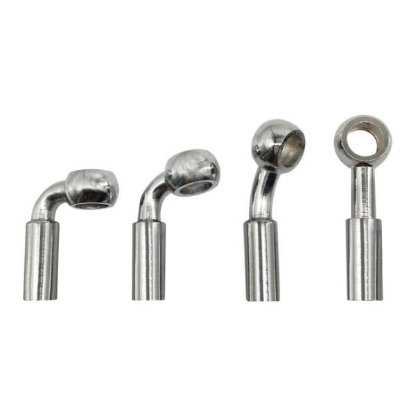 M10*1 Chromed Brake Hose Banjos For Motorcycle Use
