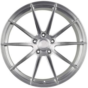China Brushed Silver Forged Aluminum Alloy Wheels For Racing on sale
