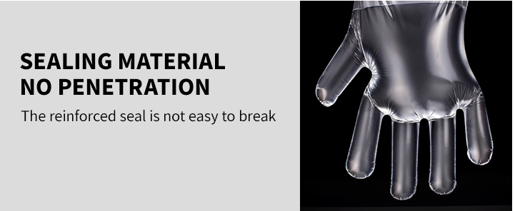 100PCS Disposable Gloves Food Kitchen Plastic Gloves Disposable Transparent Cooking Gloves PE For Restaurant