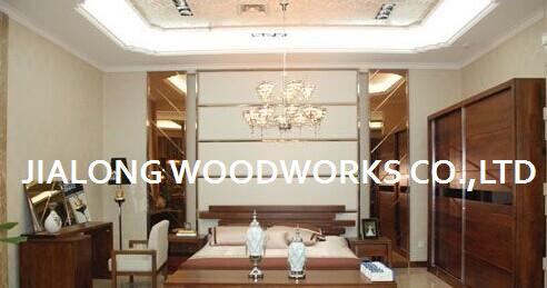 Hotel Furniture Natural Wood Walnut Veneer Plywood Quarter Cut Grain AAA Grade