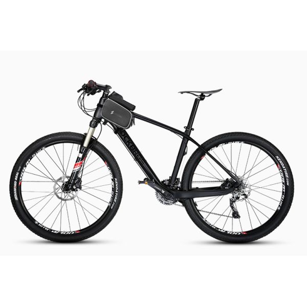 Bicycle upper tube bag mobile phone touch screen road bike mountain bike front beam bag frame bag riding equipment acces