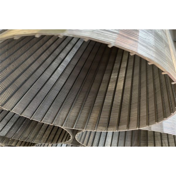 SS304 Wedge Wire Wrapped Screens FITO FOTI Water Filtering Screen