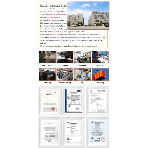 High Pressure Protection Device 6 Burner Gas BBQ Grill with Side Burner Table Cabinet