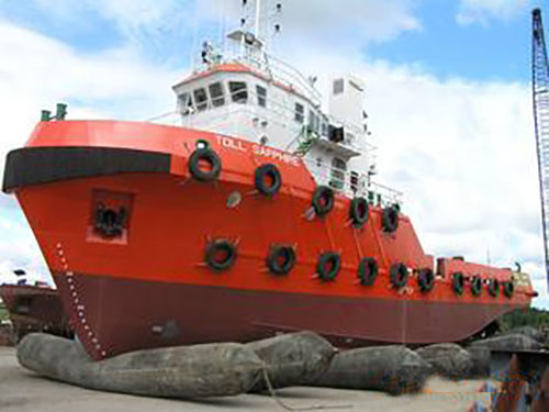 19,000T Ship Launching Marine Airbags 0.15MPa To 0.35MPa