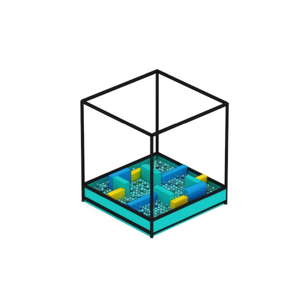 Junior Ninja Course Indoor Playground Equipment for Ages 5-12