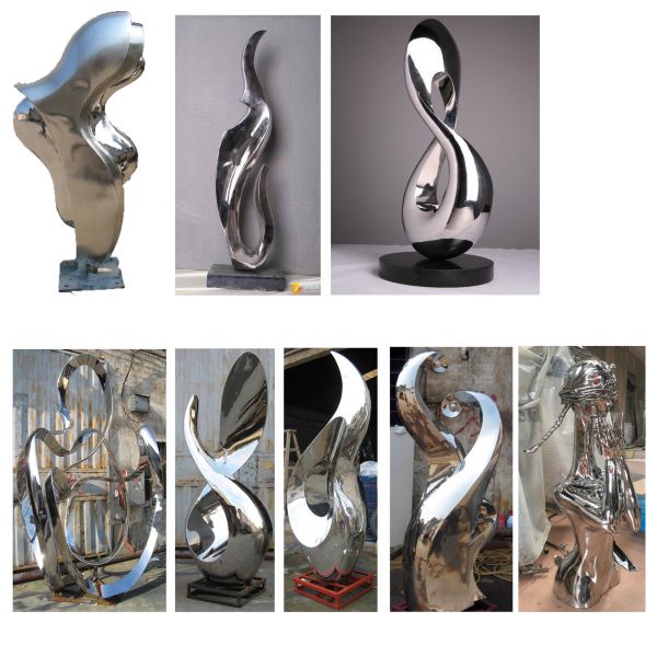 Stainless Steel 316 Furniture Sculptures Abstract Sculpture Chairs Hotel Decoration