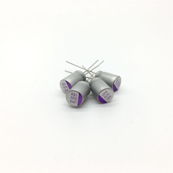 16V820UF Solid Electrolytic Capacitors LED Power Filter UPH1C821M1012 Low ESR Capability