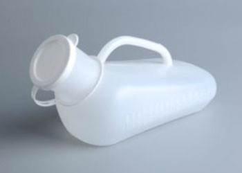 Portable female urinal with lid, women's urinal,Unisex urinal bottle,disposable medical urinal 1000 ml