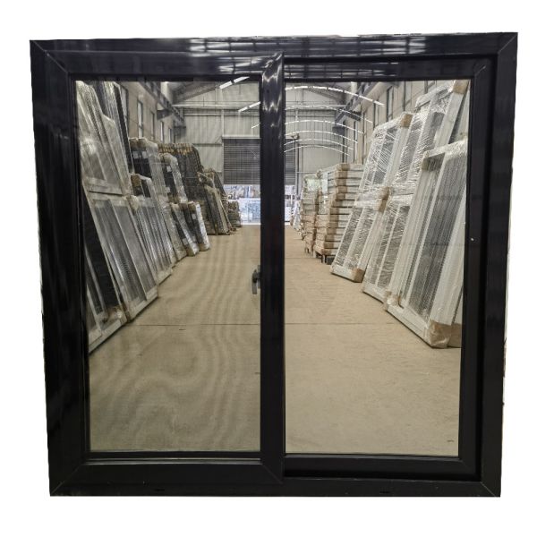Aluminum Frame UPVC Slide Window Simple Design For Residential And Commercial Buildings
