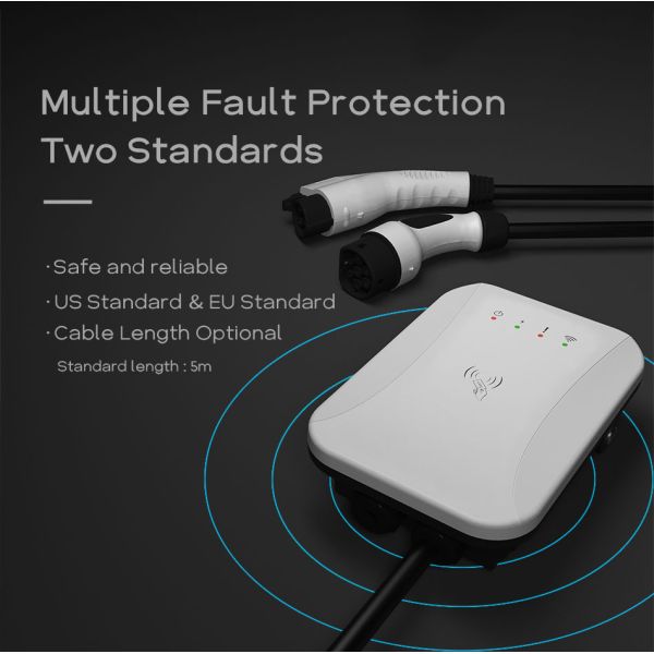 Plug And Play WIFI 7kw Type 2 Vehicle Charger Chargepoint 32a