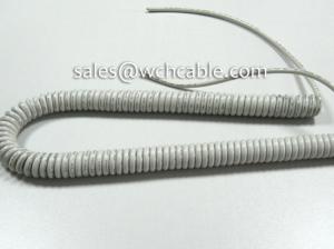 Quality UL20698 Massage Chair Interconnection Frequent Moving Spring Cable 80C 90V wholesale