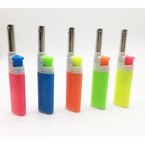 Solid Color Electronic Kitchen Gas Stove Lighter