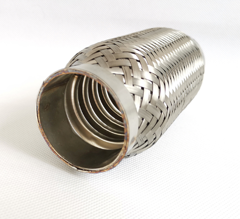 Stainless Steel 0.30mm 2.36"×8" Universal Exhaust Flex Pipe