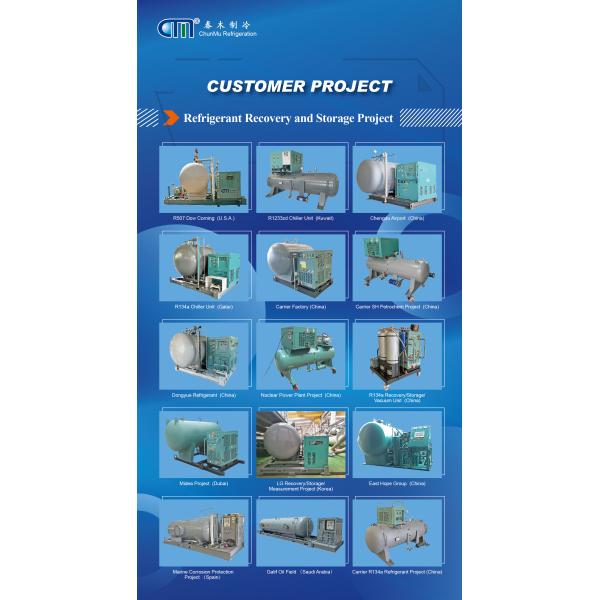 25HP ISO Tank Refrigerant Recovery Machine With Fast Recovery Rate For Chemical Factory