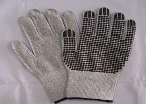 Quality Black Nitrile Dots Cut Resistant Gloves XS - XXL Sizes Environmental Friendlly wholesale