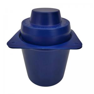 Quality Recyclable Clamshell Plastic Packaging Round Blue Clamshell Plastic Box wholesale