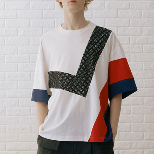 Popular Boys / Mens Trendy T Shirts Anti Pilling Quick Dry 100% Cotton Fabric