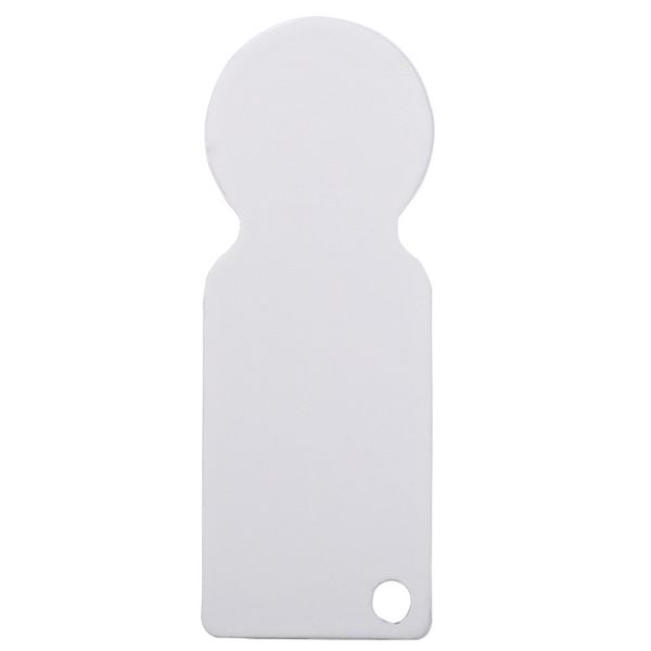 Sublimation Printing Blanks Sublimation Shopping Cart Coin Stainless Steel Shopping Trolley Token Keychain