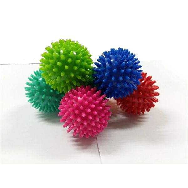 PVC Hard Spiky Ball For Massage , Foot Massage Ball Good Muscles Relaxion Effect