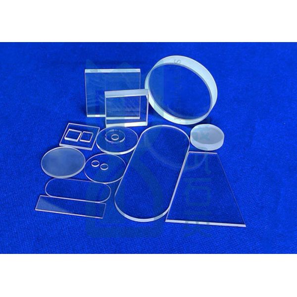 Smooth Fused Silica Slides Near Infrared Spectroscopy Customized Clear Quartz Wafers Fused Silica She Quartz Glass Plate