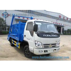 China Foton 2000kgs - 4000kgs Garbage Container Truck 4x2 Small Swing Arm on sale