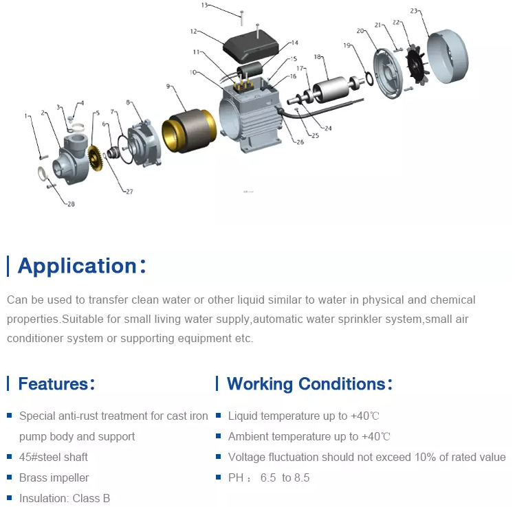 Best Price 1 Inch 220 Volt Qb60 0.5 Hp 0.75hp 1hp Domestic Garden Electric Motor Vortex Water Pump