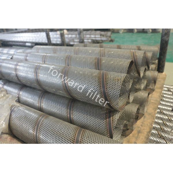 Stainless Perforated Steel Pipe For Oil Water Gas Industry In Straight Or Staggered Form