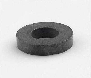 Donut Shaped Strongest Sintered Ferrite Ring Magnet High Strength Various Sizes