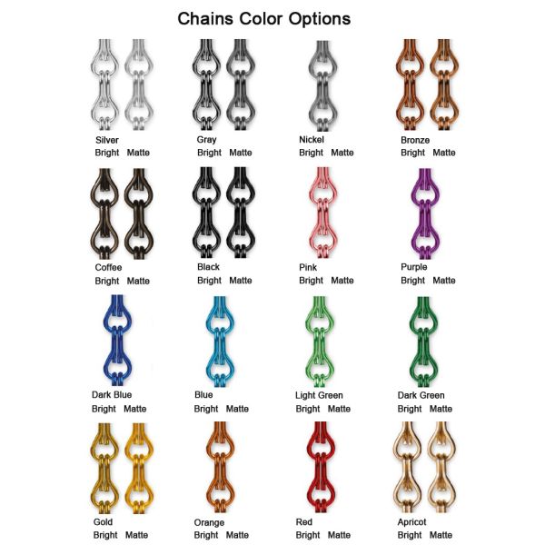 Double Hooks Colorfast Aluminium Chain Fly Curtains Customized Size