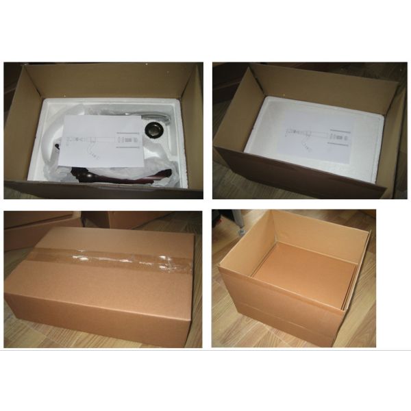 Mechanical Wash Basin Taps , Bathroom 360 Swivel Deck Mount Faucet