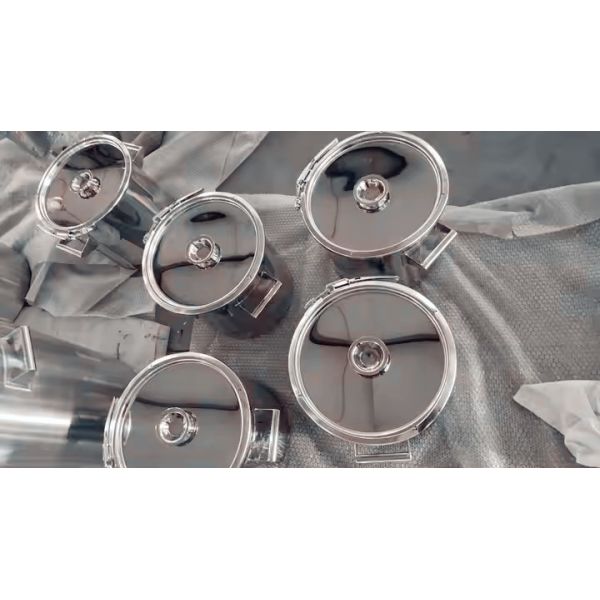 Stainless steel drum 30l 100l 200l 205l 210l 35gallon 55gallon for cheese fustiolive oil food grade open head with drain sale