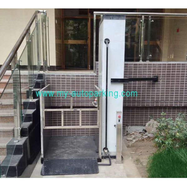 Family Use Wheelchair Lift Electric Disabled Lift for Elder with 6m 250kgs