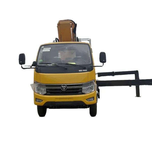 High-Altitude Operation Truck Lifting People 32m Telescopic Boom Bucket Truck for Aerial Work Vehicle Lift Platform