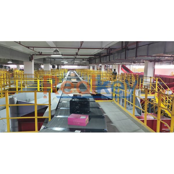 Large Retail Warehousing Sorter Cross Belt Type Conveyor Sortation Systems OEM/ODM