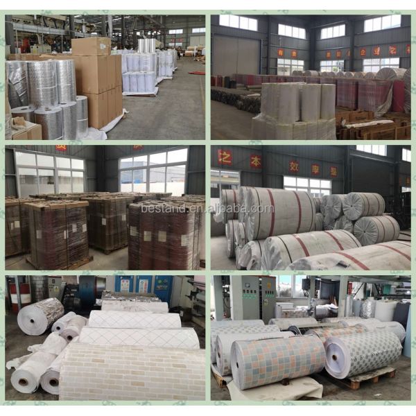 PVC Vinyl Peel And Stick Botanical Wallpaper 60cm Self Adhesive Wallpaper Flowers